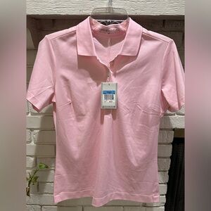 Pink Ladies Nike Golf Dri Fit Polo - Size M